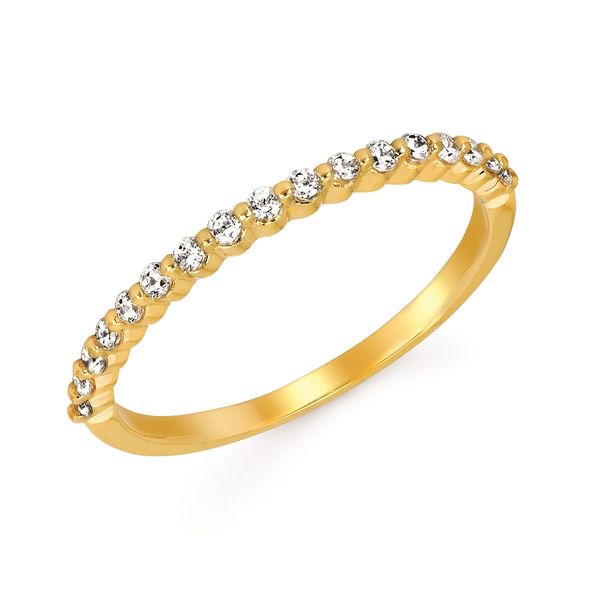 14K Yellow Gold Diamond Wedding Band Confer’s Jewelers Bellefonte, PA