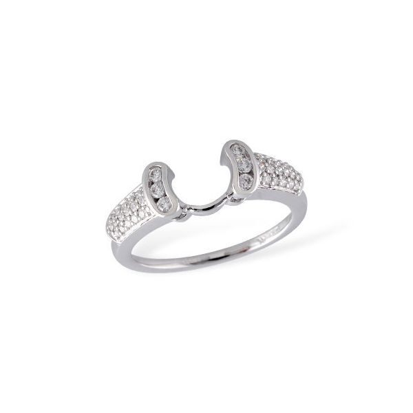 14 Karat White Gold Diamond Engagement Ring Enhancer Confer’s Jewelers Bellefonte, PA