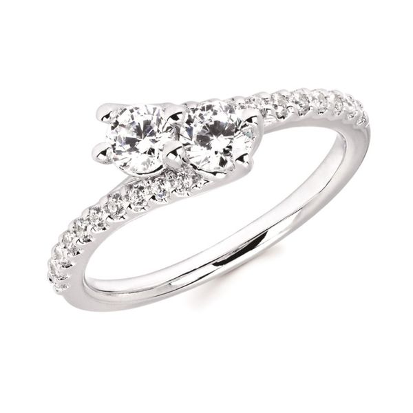 Two of Us Diamond Ring .75ctw 14K White Gold Confer’s Jewelers Bellefonte, PA