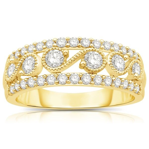 14k Yellow Gold Diamond Fashion Band Confer’s Jewelers Bellefonte, PA