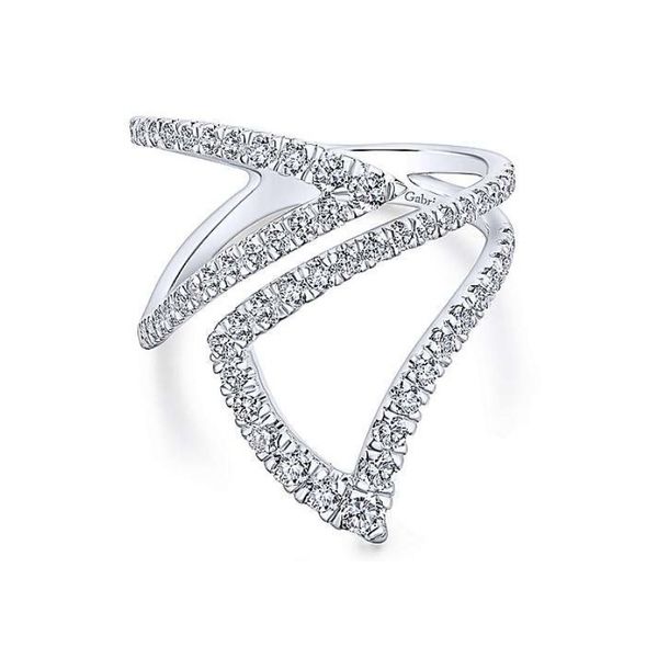 14K Gold Gabriel NY .77ctw Diamond Ring Confer’s Jewelers Bellefonte, PA