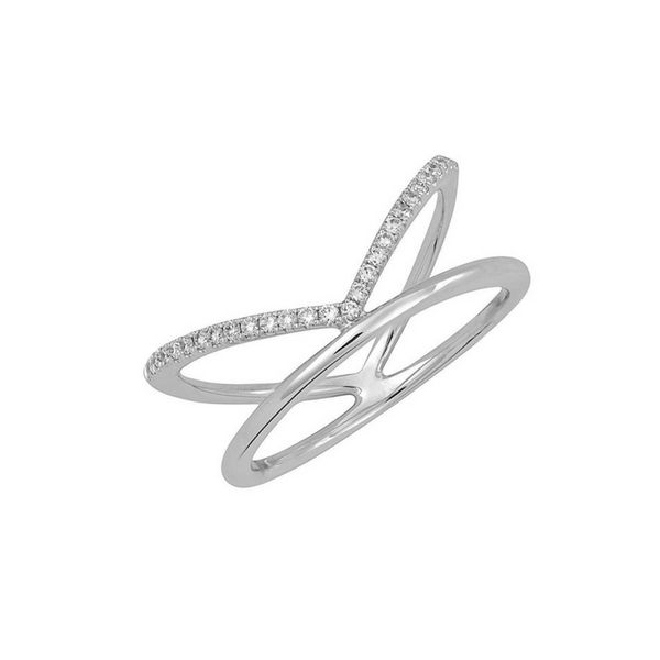 14k White Gold Chatham Diamond Fashion Ring Confer’s Jewelers Bellefonte, PA