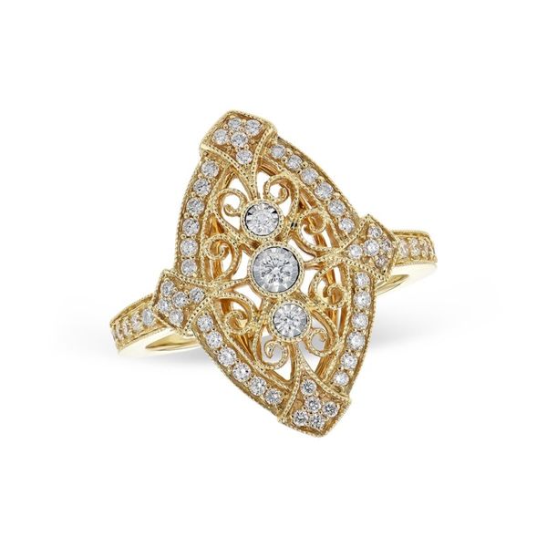 14k Yellow Gold Diamond Fashion Ring Confer’s Jewelers Bellefonte, PA