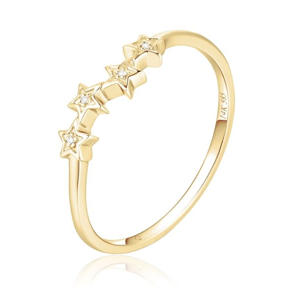 14K Yellow Gold Diamond Star Ring Confer’s Jewelers Bellefonte, PA