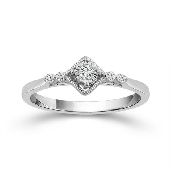 Sterling Silver Diamond Promise Ring Confer’s Jewelers Bellefonte, PA