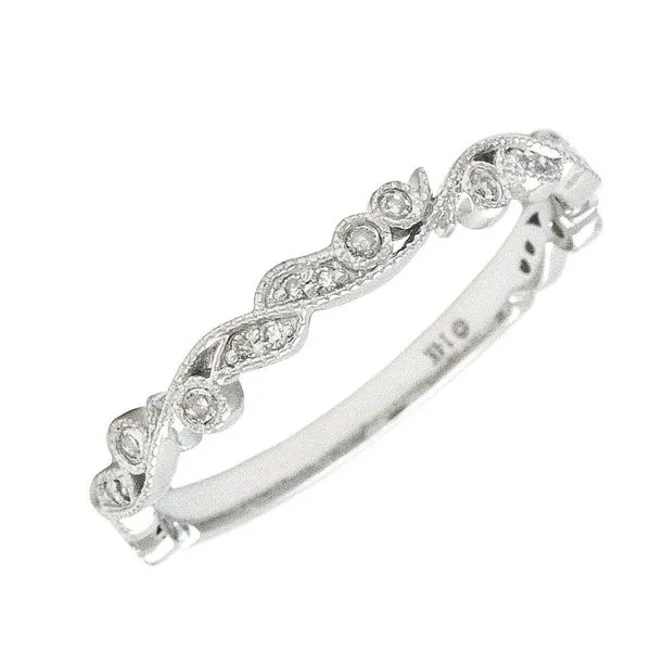 14K White Gold Diamond Vine Band Confer’s Jewelers Bellefonte, PA