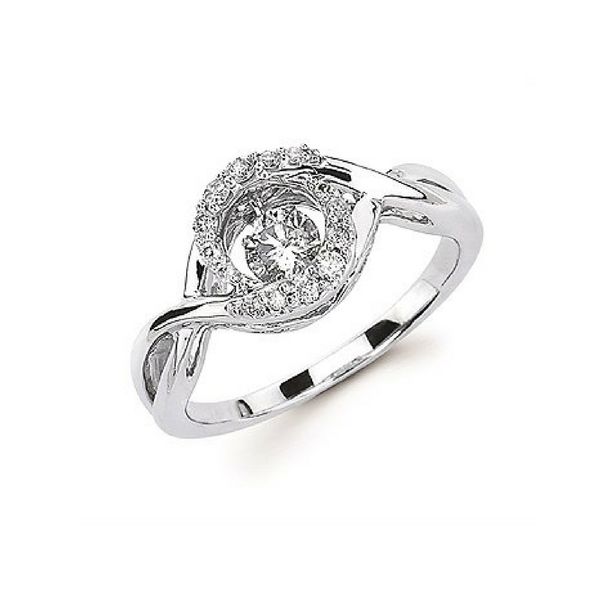 14K White Gold Dancing Diamond Fashion Ring Confer’s Jewelers Bellefonte, PA