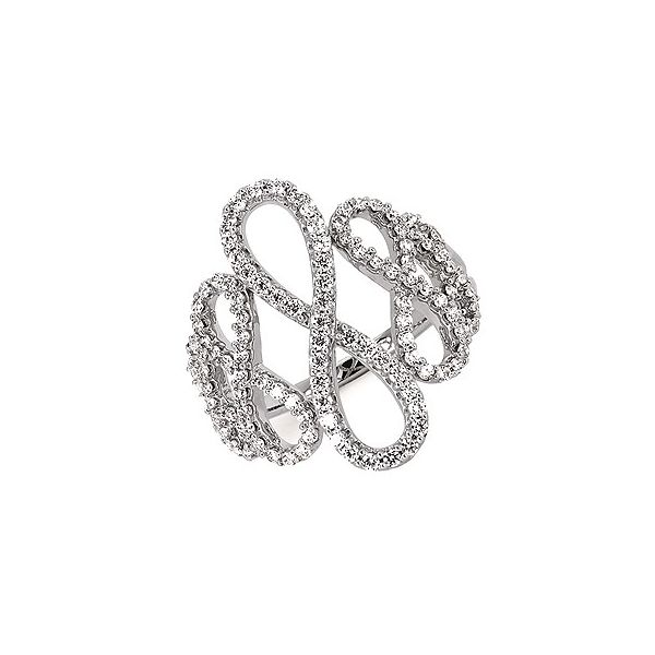 14K White Gold Diamond Infinity Fashion Ring Confer’s Jewelers Bellefonte, PA