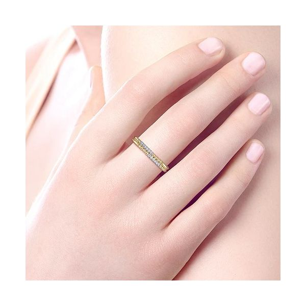 14K Yellow Gold Bujukan Diamond Stackable Ring Image 2 Confer’s Jewelers Bellefonte, PA