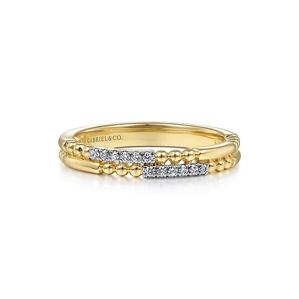 14K Yellow Gold Bujukan Diamond Stackable Ring Confer’s Jewelers Bellefonte, PA