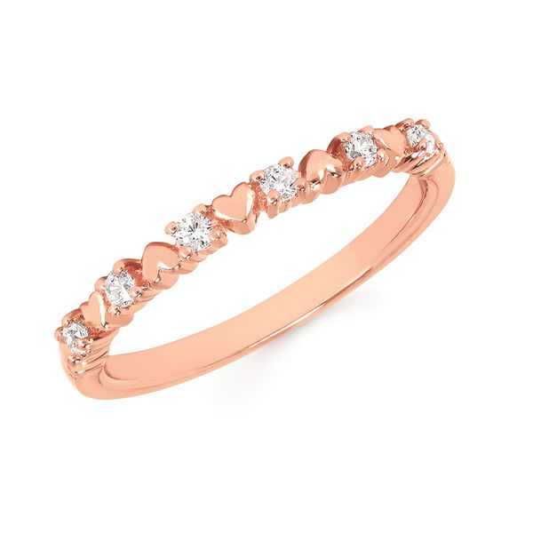 14K Rose Gold Diamond Band Confer’s Jewelers Bellefonte, PA