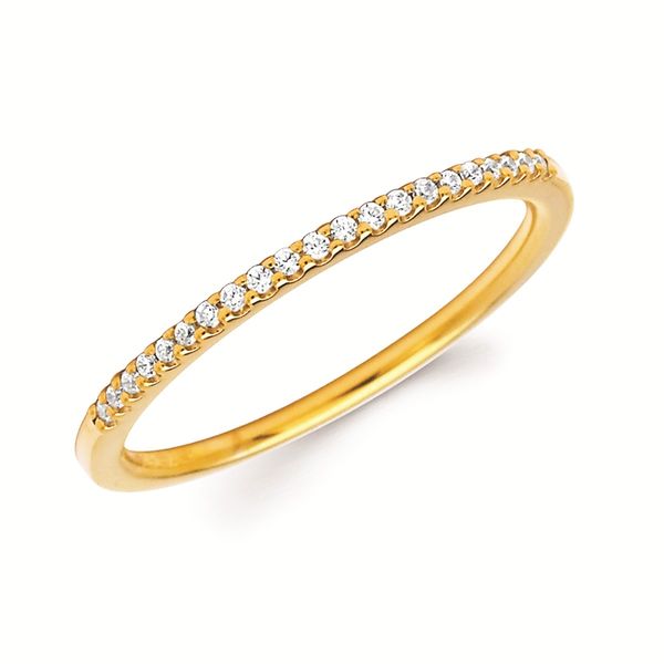 14 Karat Yellow Gold Diamond Wedding Band Confer’s Jewelers Bellefonte, PA