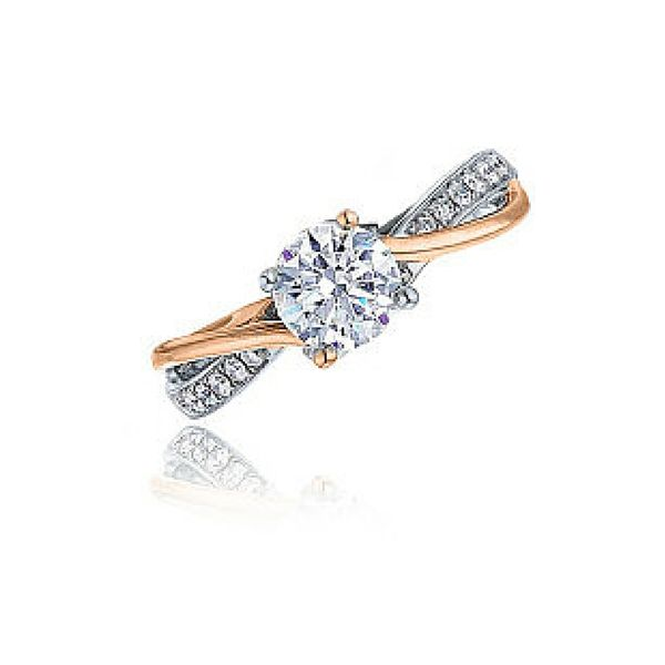 Frederic Sage Two-Tone Diamond Semi-Mount Engagement Ring Confer’s Jewelers Bellefonte, PA