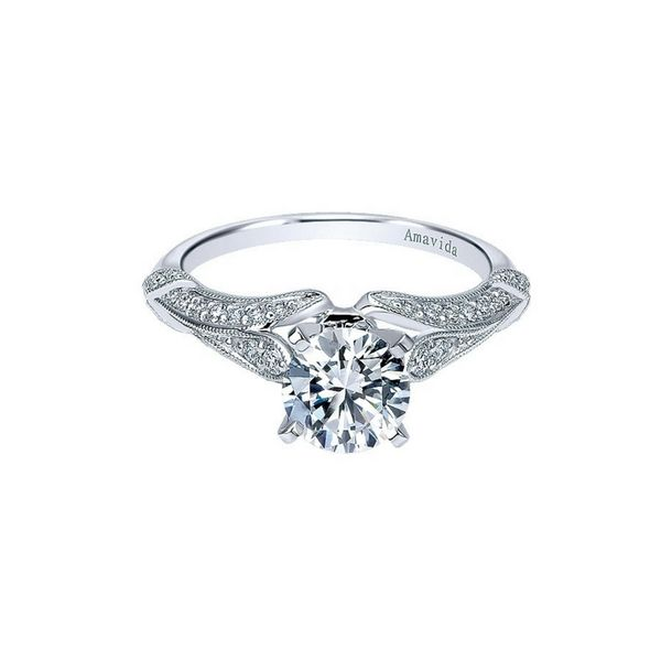 18K Amavida Diamond Engagement Semi-Mount Confer’s Jewelers Bellefonte, PA