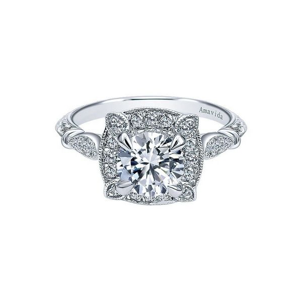 18K Amavida Diamond Engagement Semi-Mount Confer’s Jewelers Bellefonte, PA