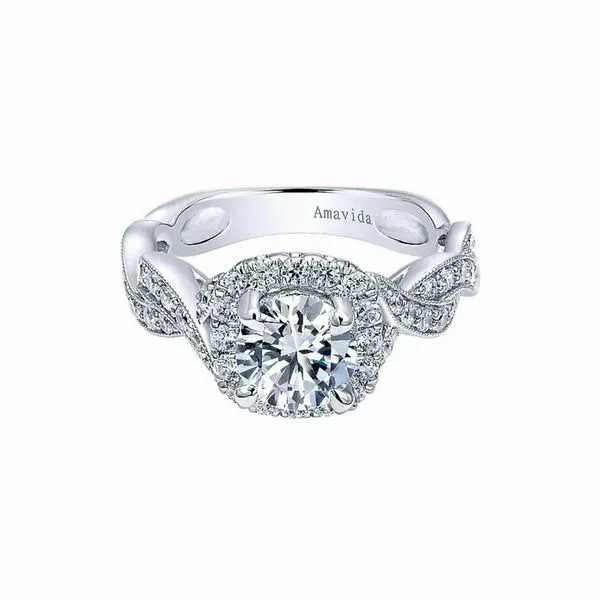 18K Amavida Diamond Engagement Semi-Mount Confer’s Jewelers Bellefonte, PA