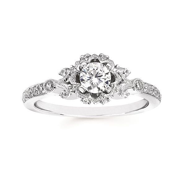 14K White Gold Diamond Engagement Ring Confer’s Jewelers Bellefonte, PA