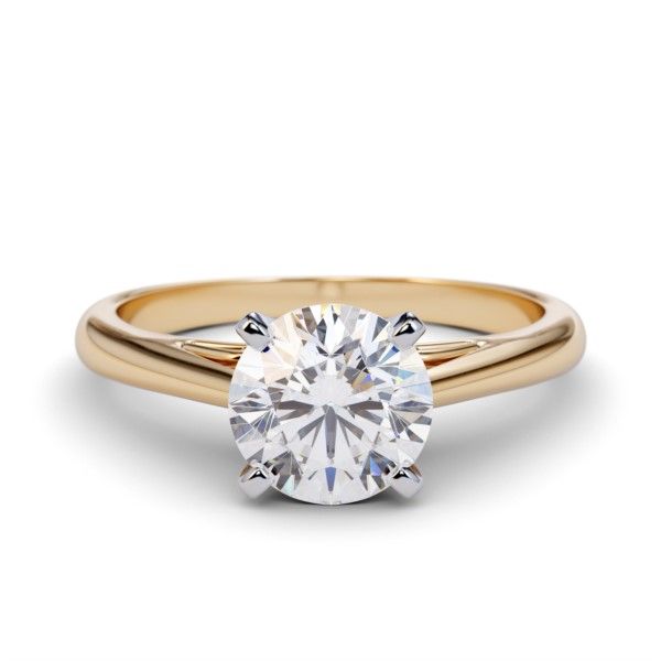 14K Yellow Gold Solitaire Mounting Confer's Jewelers Bellefonte, PA