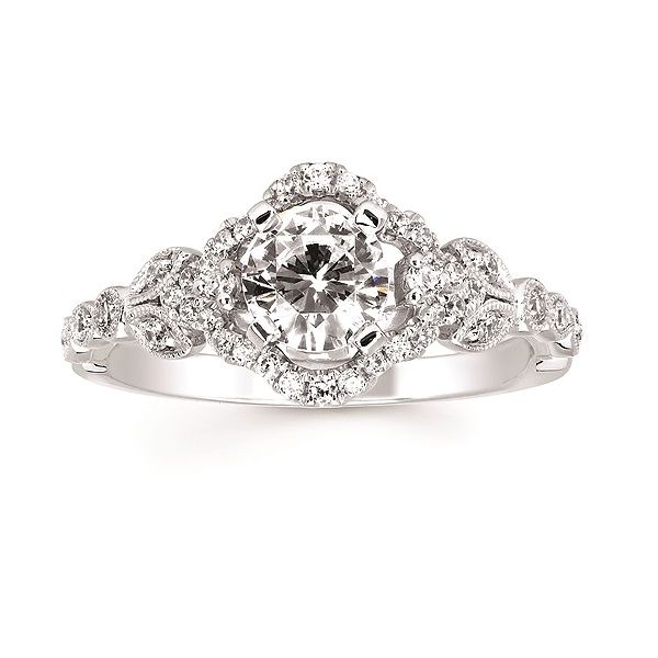 14K White Gold Diamond Semi Mount Engagement Ring Confer’s Jewelers Bellefonte, PA