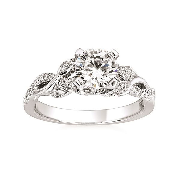 14K White Gold Semi Mount Diamond Engagement Ring Confer's Jewelers Bellefonte, PA