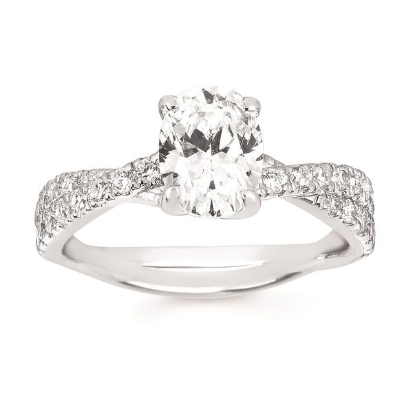 14 Karat Yellow Gold Diamond Semi Mount Engagement Ring Confer’s Jewelers Bellefonte, PA