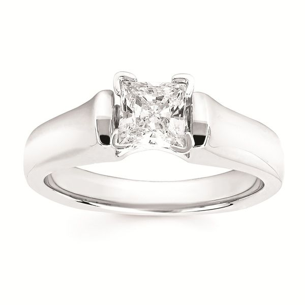 14 Karat White Gold Semi Mount Engagement Ring Confer’s Jewelers Bellefonte, PA