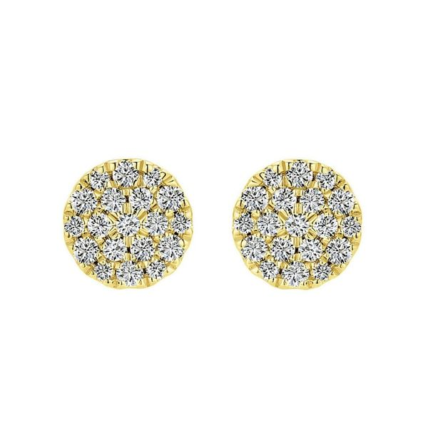 .26 CTW Diamond Burst Earrings 14K Yellow Gold Confer’s Jewelers Bellefonte, PA