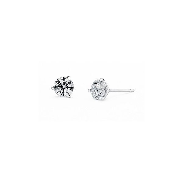 14K White Gold 1.00Ct Diamond Stud Earrings Confer’s Jewelers Bellefonte, PA