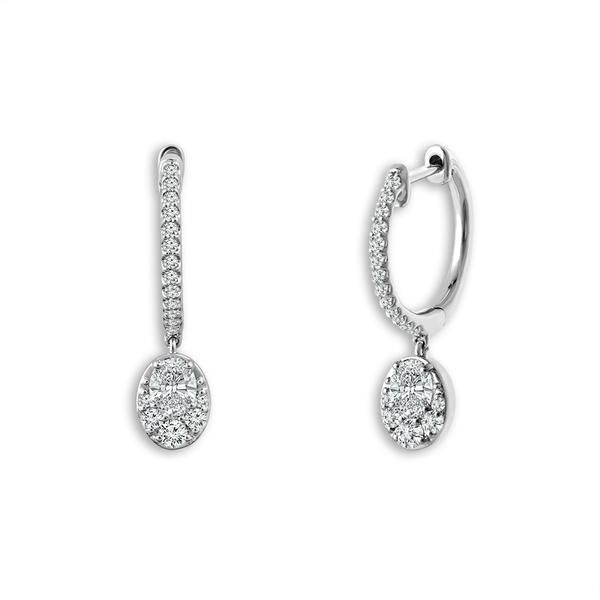 14K White Gold Diamond Fashion Earrings Confer’s Jewelers Bellefonte, PA