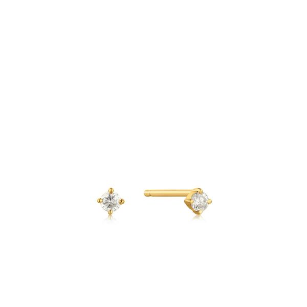 14kt Yellow Gold Natural Diamond Stud Earrings Confer’s Jewelers Bellefonte, PA