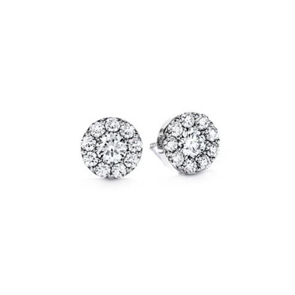 18K White Gold Hearts On Fire Fulfillment Stud Earrings - 0.49CTW Confer's Jewelers Bellefonte, PA