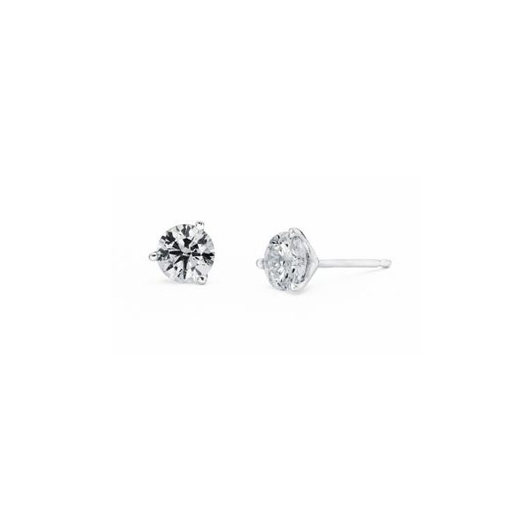 14K White Gold Martini Set Diamond Stud Earrings Confer’s Jewelers Bellefonte, PA