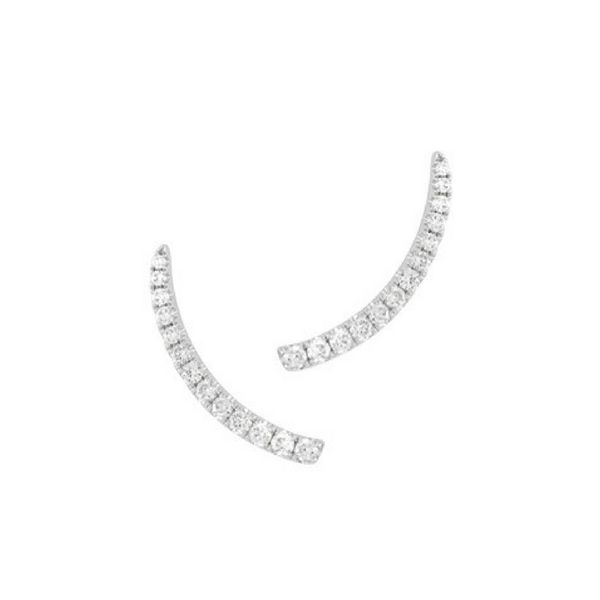.34 CTW Lab Grown Diamond Earrings 14K White Gold Confer’s Jewelers Bellefonte, PA
