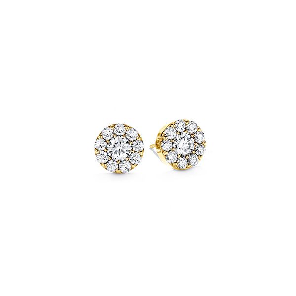 18K Yellow Gold Hearts On Fire Fulfillment Stud Earrings - 0.49CTW Confer’s Jewelers Bellefonte, PA