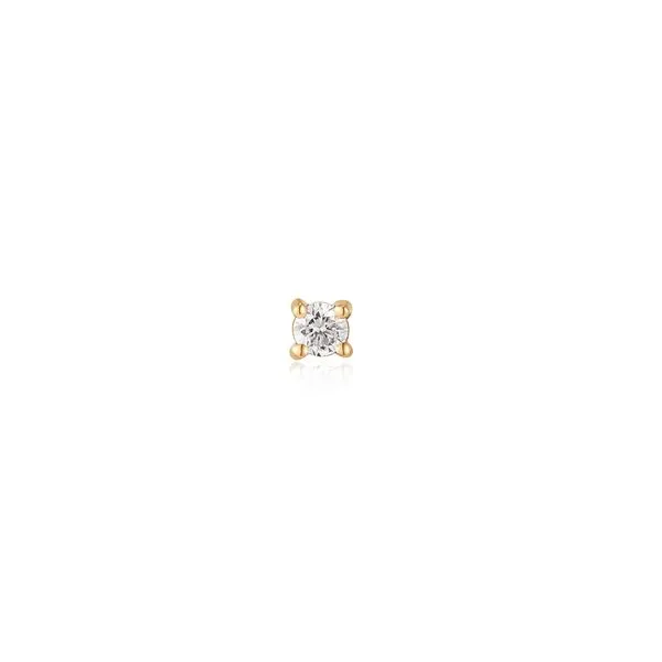 14kt Gold Stargazer Natural Diamond Single Labret Earring Confer’s Jewelers Bellefonte, PA