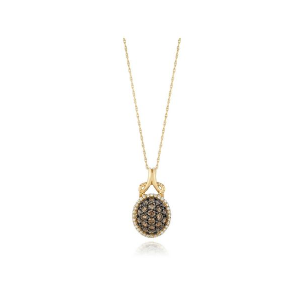 Levian Chocolate Diamond Pendant 1.09ctw 14K Yellow Gold Confer’s Jewelers Bellefonte, PA