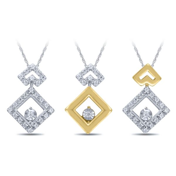 14K Yellow & White Gold Love Four All Seasons Pendant Confer’s Jewelers Bellefonte, PA