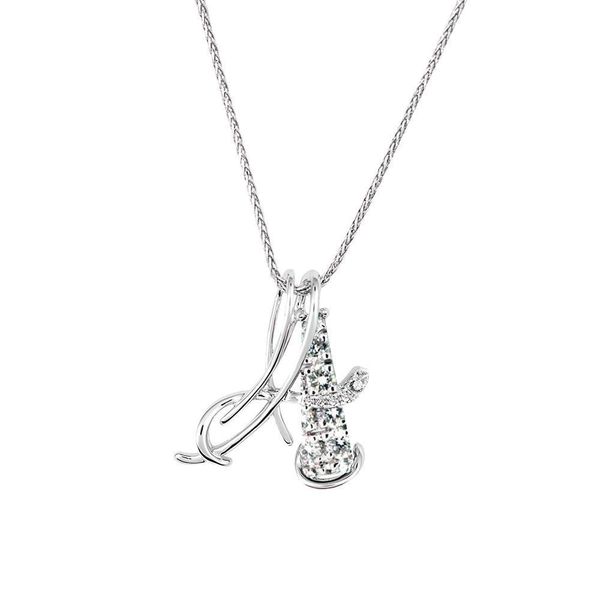 Chatham 14k White Gold Initial Pendant Confer’s Jewelers Bellefonte, PA