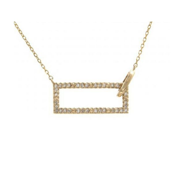 14K Gold .10ctw Diamond Pave Necklace Confer’s Jewelers Bellefonte, PA