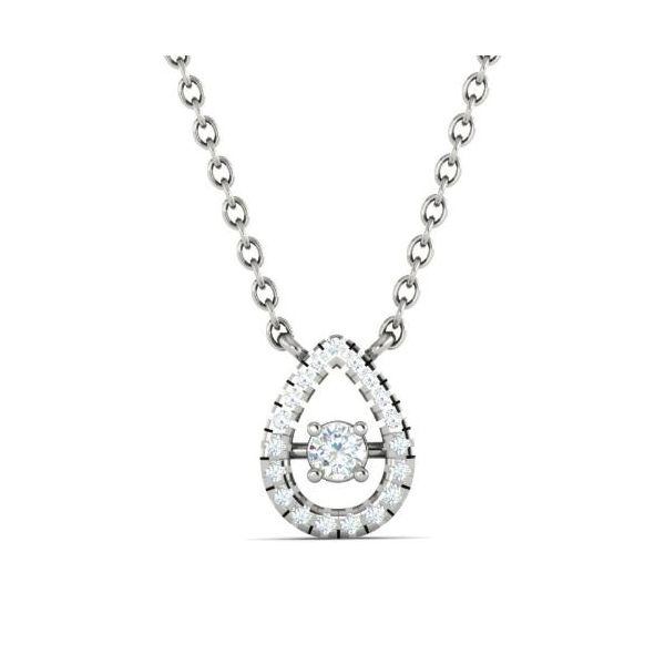 'Surrounded By Love' 10K White Gold Diamond Necklace Confer’s Jewelers Bellefonte, PA