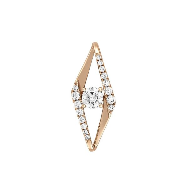 14K Rose Gold Lab Grown Diamond Fashion Pendant Confer’s Jewelers Bellefonte, PA