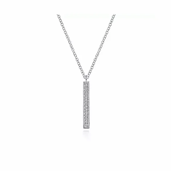 14K White Gold Diamond Drop Pendant Necklace Confer’s Jewelers Bellefonte, PA