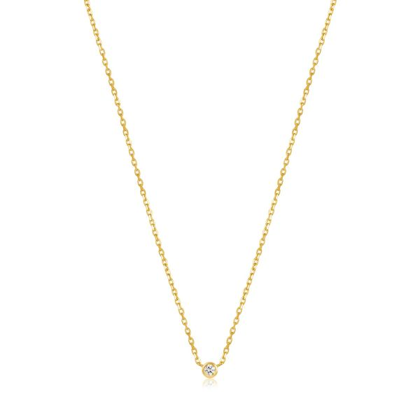 14kt Yellow Gold Single Natural Diamond Necklace Confer’s Jewelers Bellefonte, PA