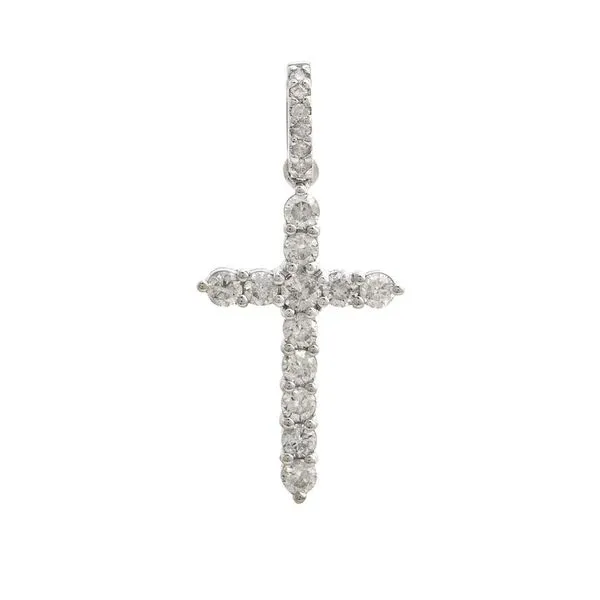 14K White Gold Diamond Cross Pendant Confer’s Jewelers Bellefonte, PA