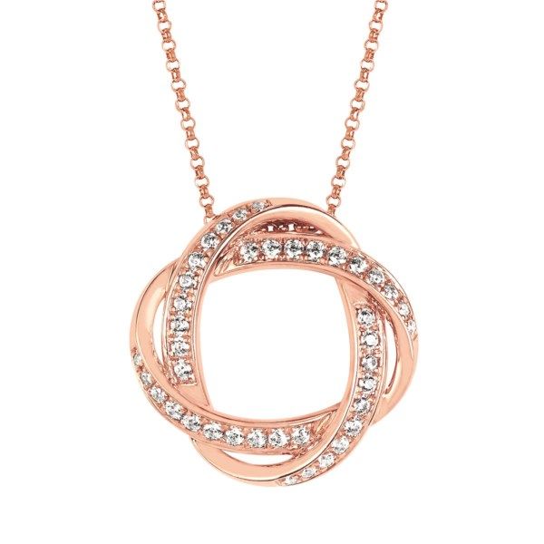 14K Rose Gold Diamond Fashion Pendant Confer’s Jewelers Bellefonte, PA