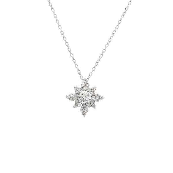 14K White Gold Diamond Star Pendant Confer’s Jewelers Bellefonte, PA
