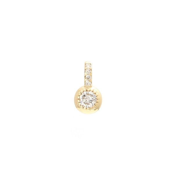 14K Yellow Gold Bezel Set Diamond Pendant Confer’s Jewelers Bellefonte, PA