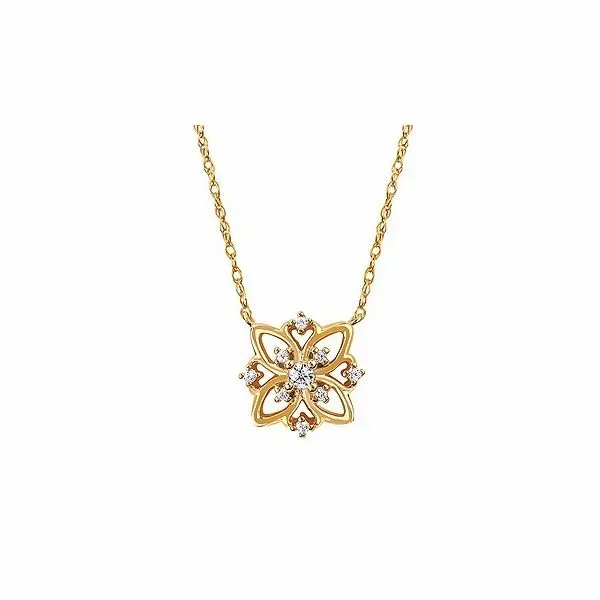 14K Yellow Gold Diamond Necklace Confer’s Jewelers Bellefonte, PA