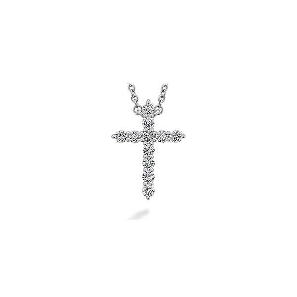 HOF 18K White Gold Medium Signature Diamond Cross Confer’s Jewelers Bellefonte, PA
