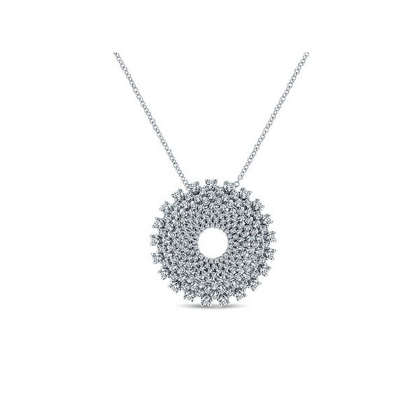 14K Gabriel NY Diamond Starburst Necklace Confer’s Jewelers Bellefonte, PA
